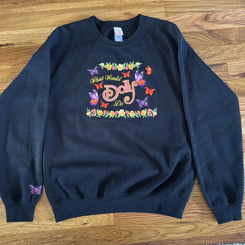 What would Dolly do sweatshirt
